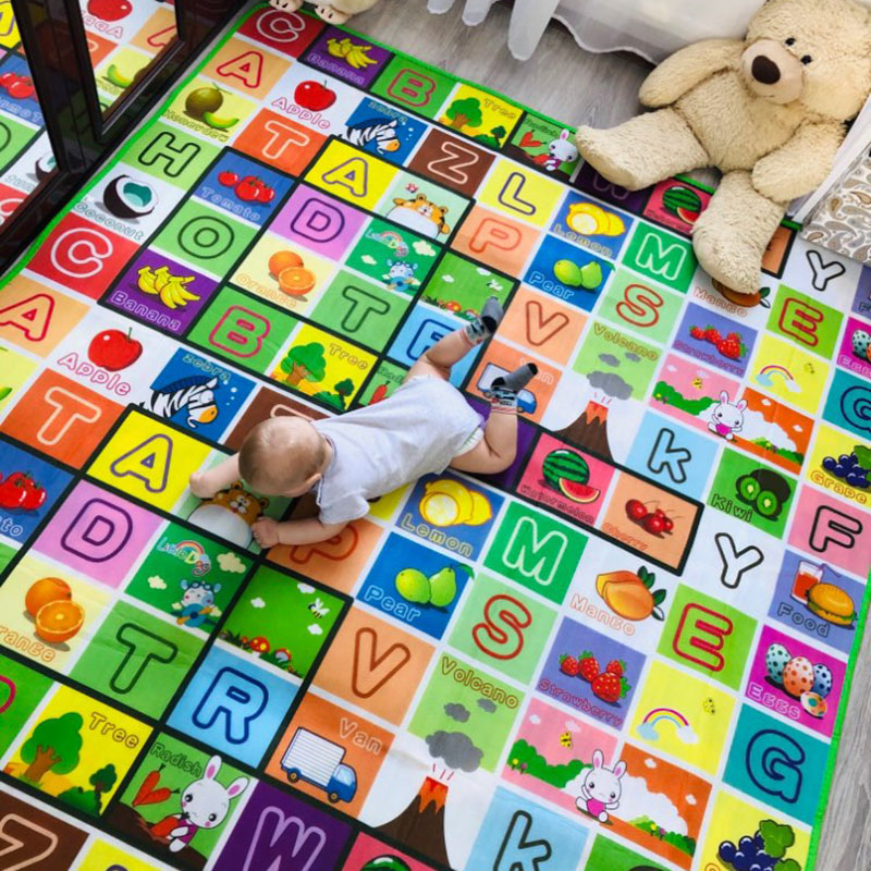 Repotting Mat - 180*120เซนติเมตรเด็กเล่นจ้าเด็กของเล่นเกมปริศนาคลานพรมเด็กพรมปูพื้นเกมกิจกรรมยิมพัฒนาพรมปูพื้น EVA โฟมนุ่มชั้น