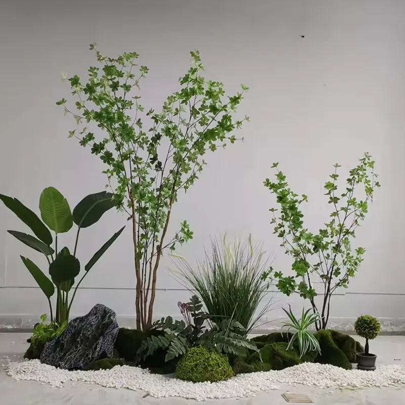 Fiddle Leaf Fig - ต้นไม้ประดิษฐ์ตกแต่งบ้าน สำนักงาน งานศิลปะ งานฝีมือ ต้นไทรฟิคัส ลิราตา
