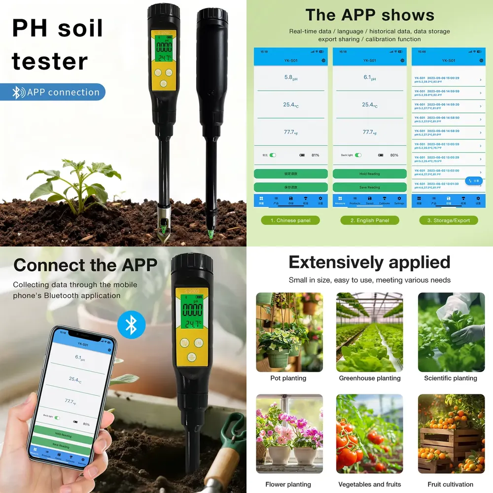 เครื่องวัดค่า pH ดินอัจฉริยะ W - Plant Pot บทวิจารณ์และราคา