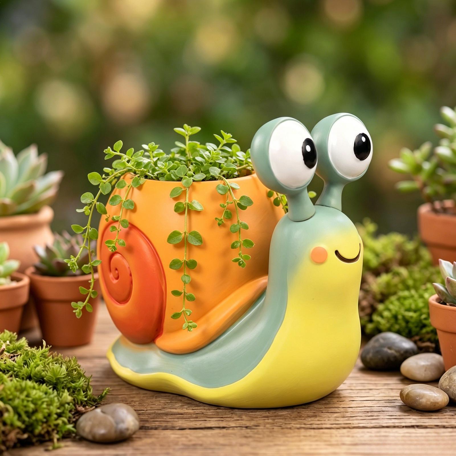 กระถางดอกไม้รูปหอยทาก กระถางดอ - Succulent Set บทวิจารณ์และราคา