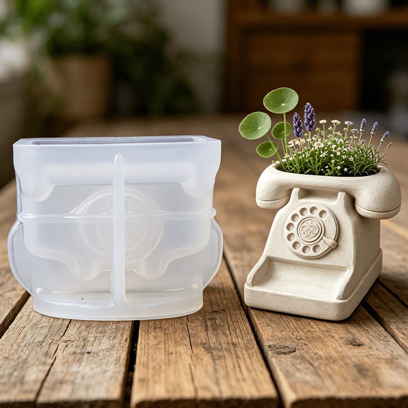 แม่พิมพ์ซิลิโคนรูปโทรศัพท์โบรา - Succulent Set บทวิจารณ์และราคา
